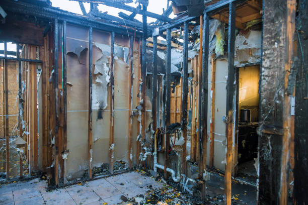 Professional Fire Damage Removal technician working in Butler, AL